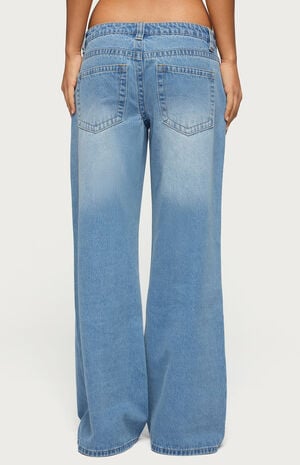 Raiyne Low Rise Wide Leg Jeans image number 3