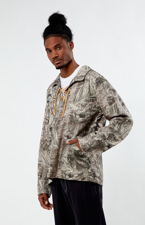 Riverbank Pullover Realpalm Olive Camo Shirt image number 3
