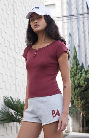 Light Gray 84 Emery Sweat Shorts image number 1