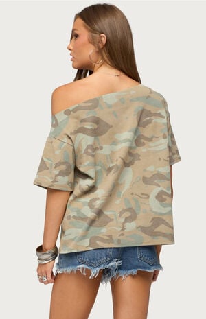 Miltah Camo Off-The-Shoulder Top image number 3