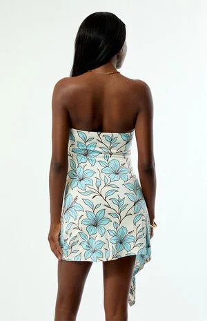 Emmie Strapless Floral Mini Dress image number 4