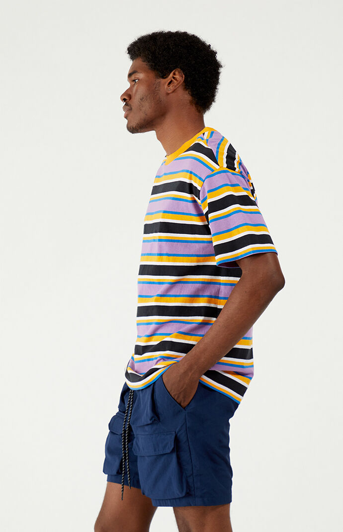 Striped Knit Boxy T-Shirt