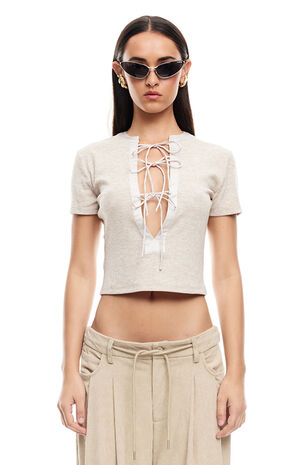 Tie Up T-Shirt image number 1