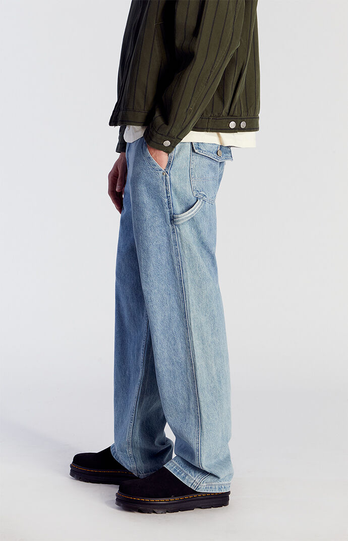Pacsun Dylan Baggy Jeans Carpenter Medium Indigo | PacSun