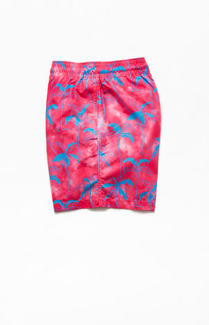 Palm Tie Dyed 16" Swim Trunks Palm Tie Dyed 16" Swim Trunks image number null