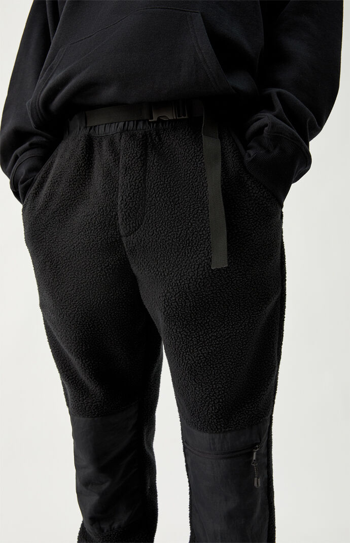 Black Polar Fleece Pants