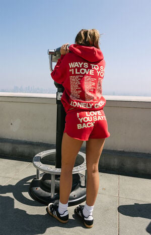 Ways To Say ILY Zip Up Hoodie image number 2