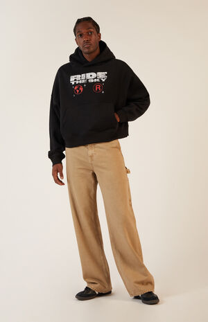 Ride The Sky Cropped Hoodie image number 4