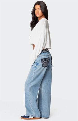 Bandana Bliss Low Rise Jeans image number 1