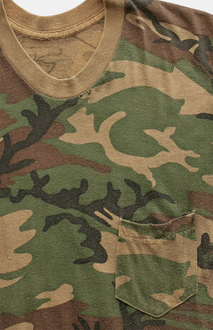 80s Camo V-Neck Top image number 4