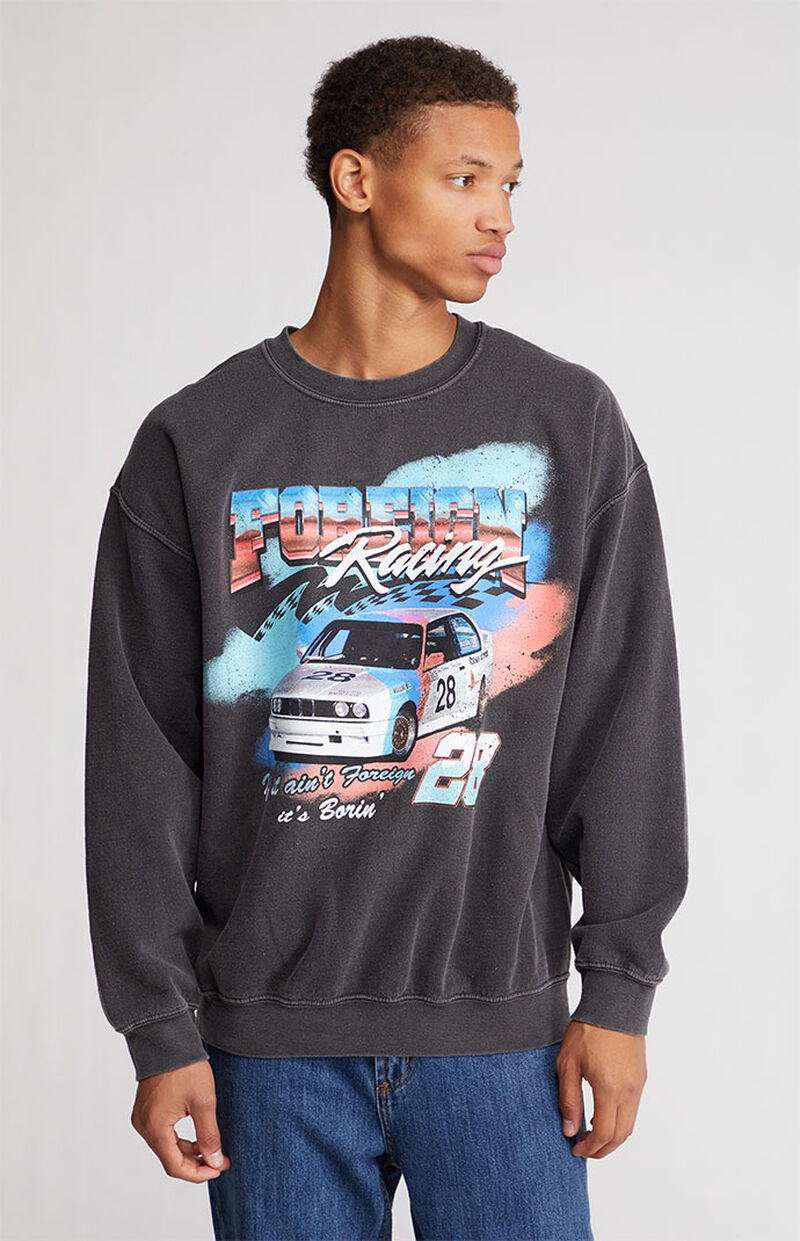 PacSun Foreign Racing Crew Neck Sweatshirt PacSun