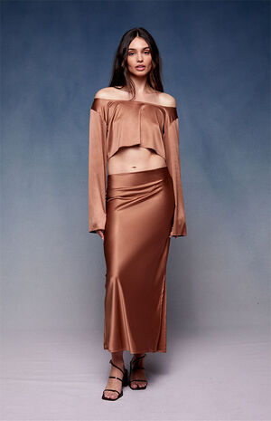 x PacSun Unbothered Off-The-Shoulder Top image number 4