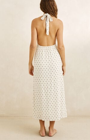 Sandy Halter Midi Dress image number 3