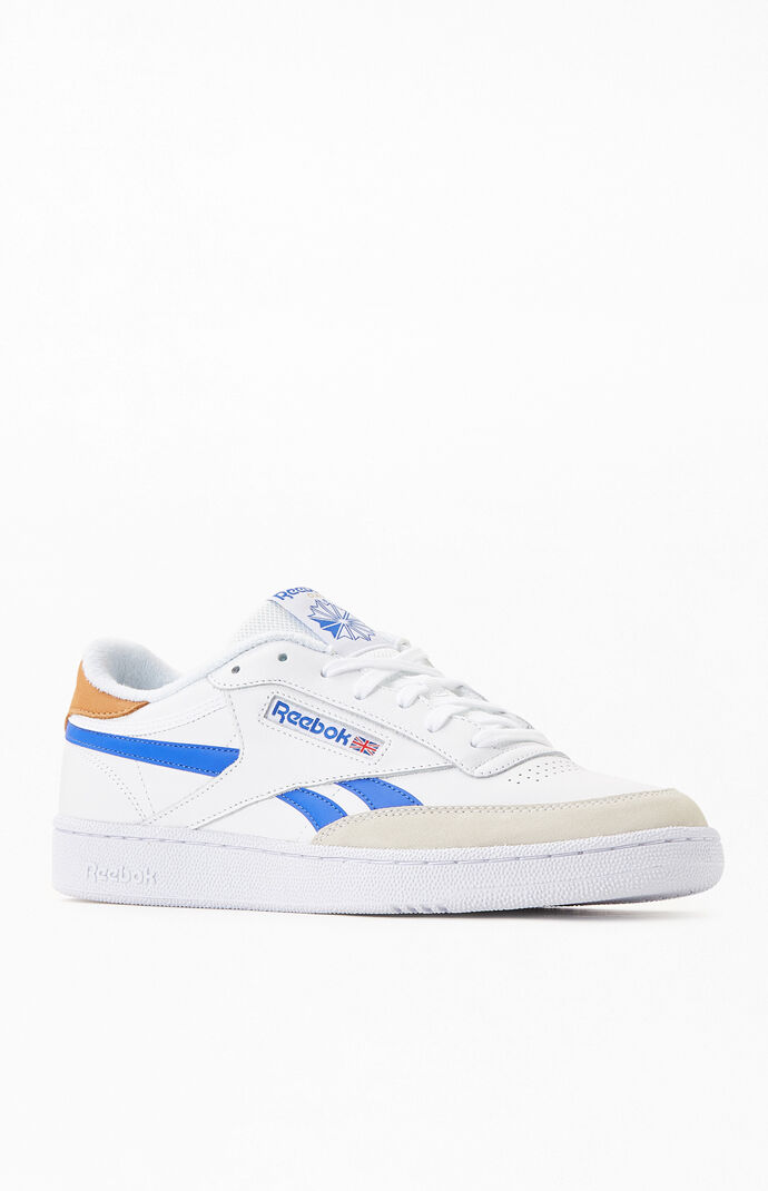 White & Blue Club C Revenge Shoes