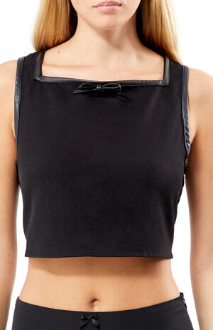 Cropped Square Neck Top image number 2