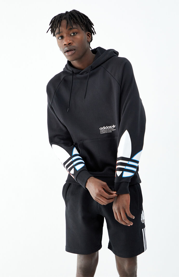 adidas Tricolor Trefoil Hoodie PacSun