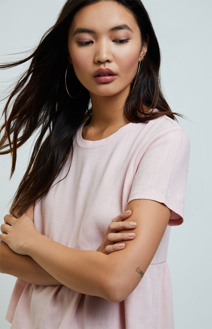 Linen Babydoll Shirt