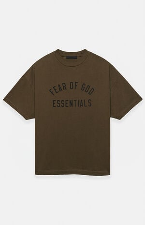 Olive Crew Neck T-Shirt Olive Crew Neck T-Shirt image number 1