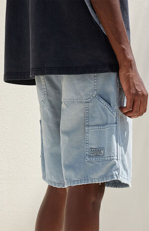 Blue Workwear Shorts image number 6