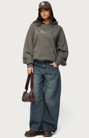 Camo Cutie Oversized Hoodie image number 5