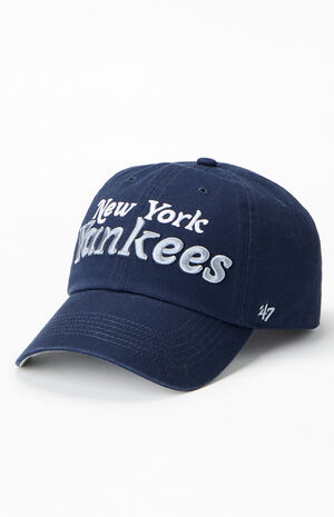 Navy NY Yankees Dad Hat image number 4
