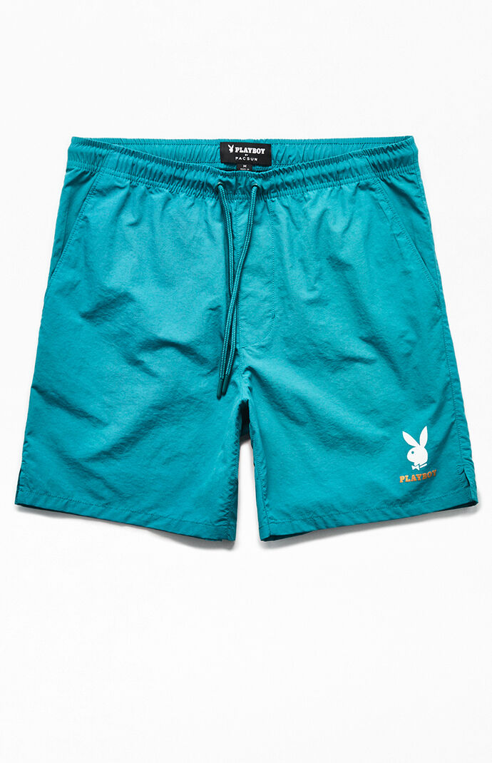 pacsun playboy swim trunks