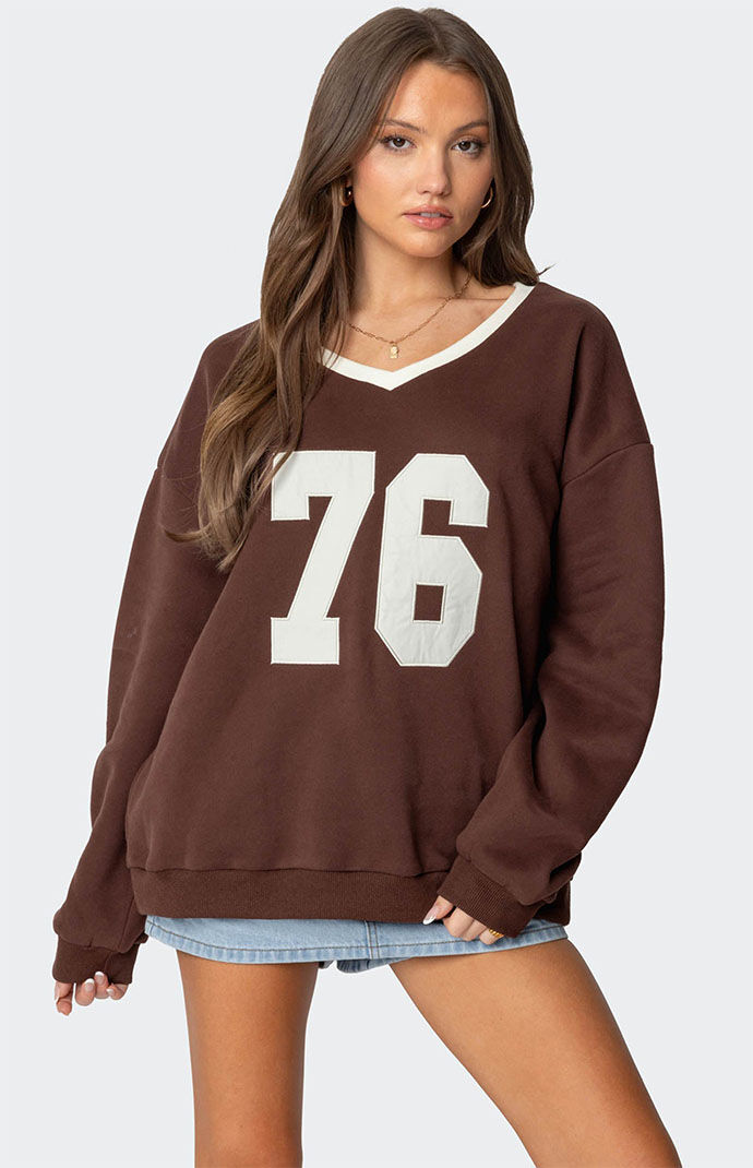 the boldman　 Vneck Heavy Sweat 27905-LtShdGyHtr-6-