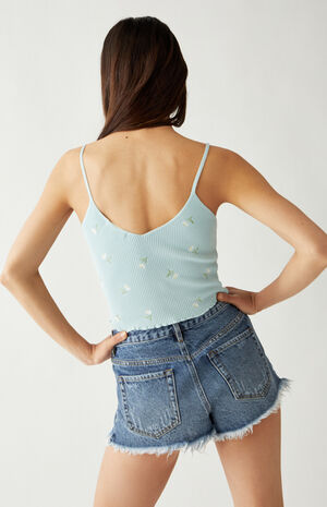 La Hearts English Rose Sweater Tank Top Pacsun