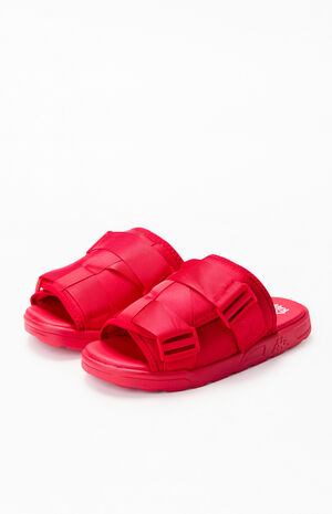 Red Authentic Bastian 1 Slide Sandals image number 2