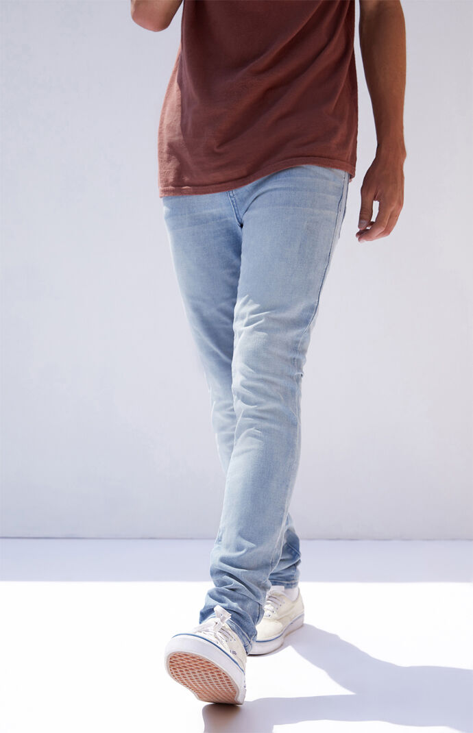 Stacked Light Skinny Jeans PacSun
