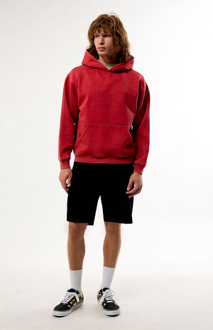 Red Snow Wash Hoodie image number 5