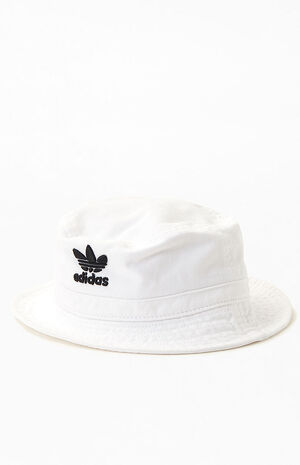 Kids White Originals Washed Bucket Hat image number 4