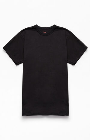 Black Solid Color T-Shirt image number 1