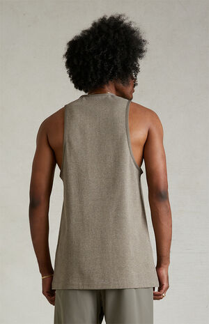Heather Grey Heavy Tank Top image number 4