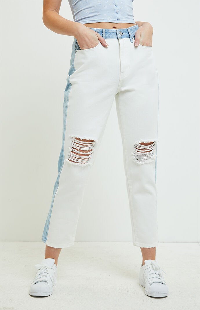 pacsun freeze pop mom jeans