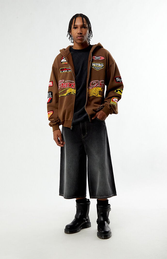 Pacsun Grand Prix Full Zip Hoodie