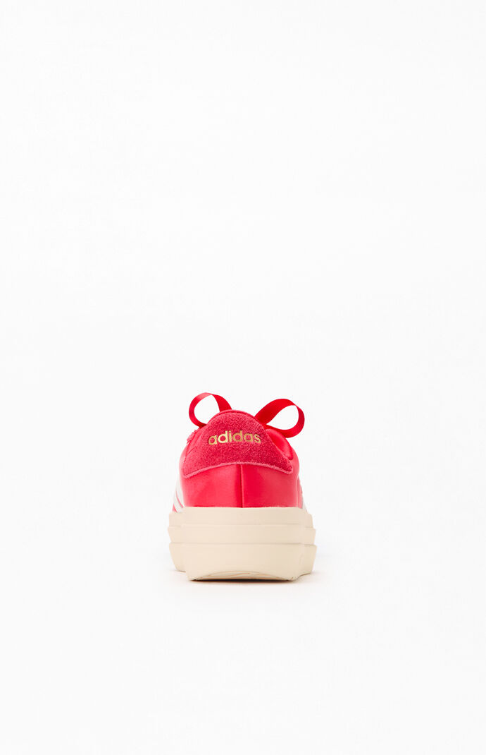 adidas Women's Red VL Court Bold Sneakers