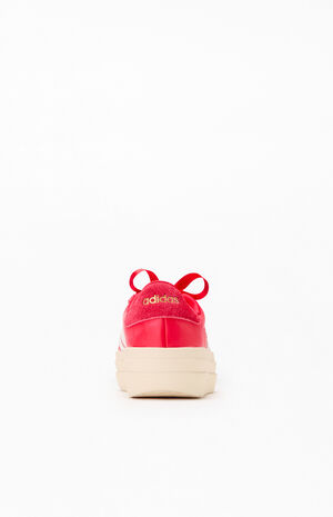 Women's Red VL Court Bold Sneakers image number 3