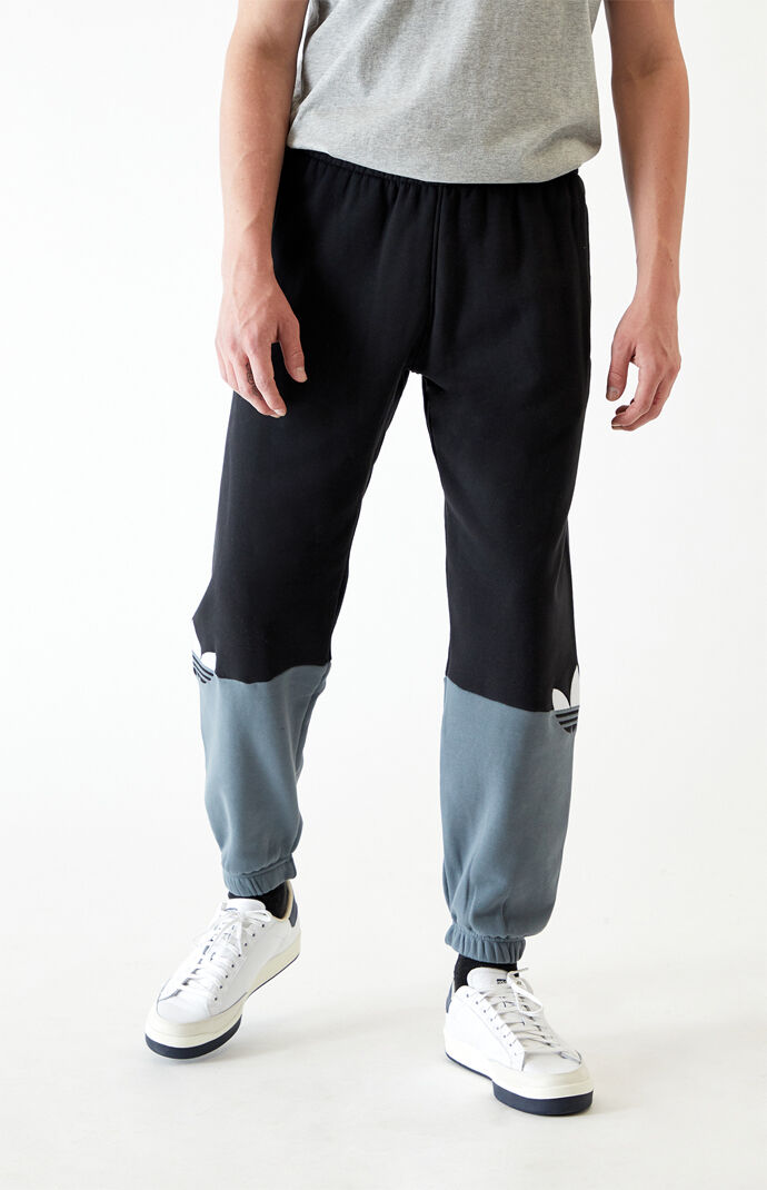Black & Blue Adicolor Sliced Trefoil Sweatpants