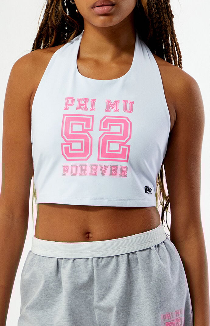 HYPE & VICE Phi Mu Tailgate Halter Top