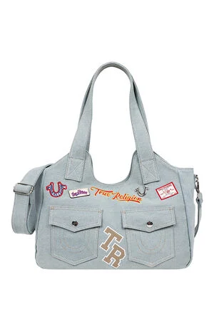 Agusto Multi Patch Soft Tote Bag image number 1