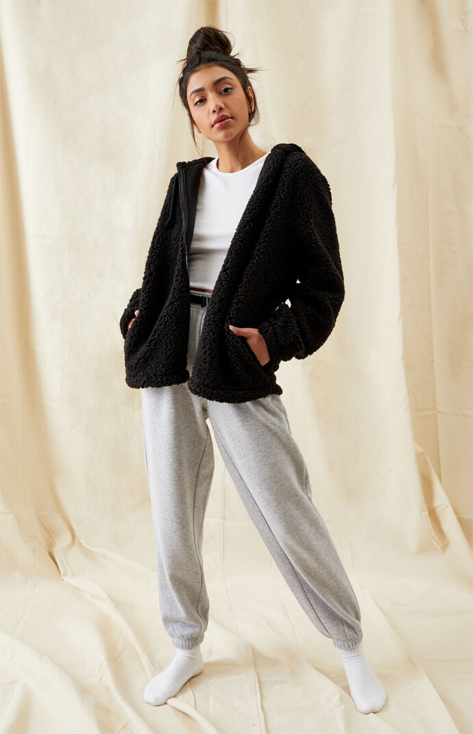 PacSun Royal Sherpa Hoodie PacSun