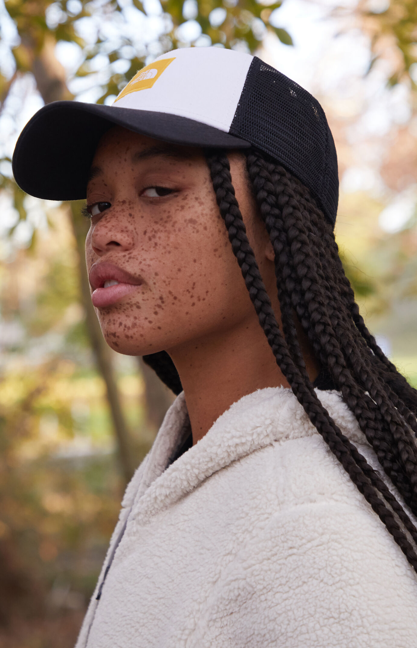 north face box logo hat