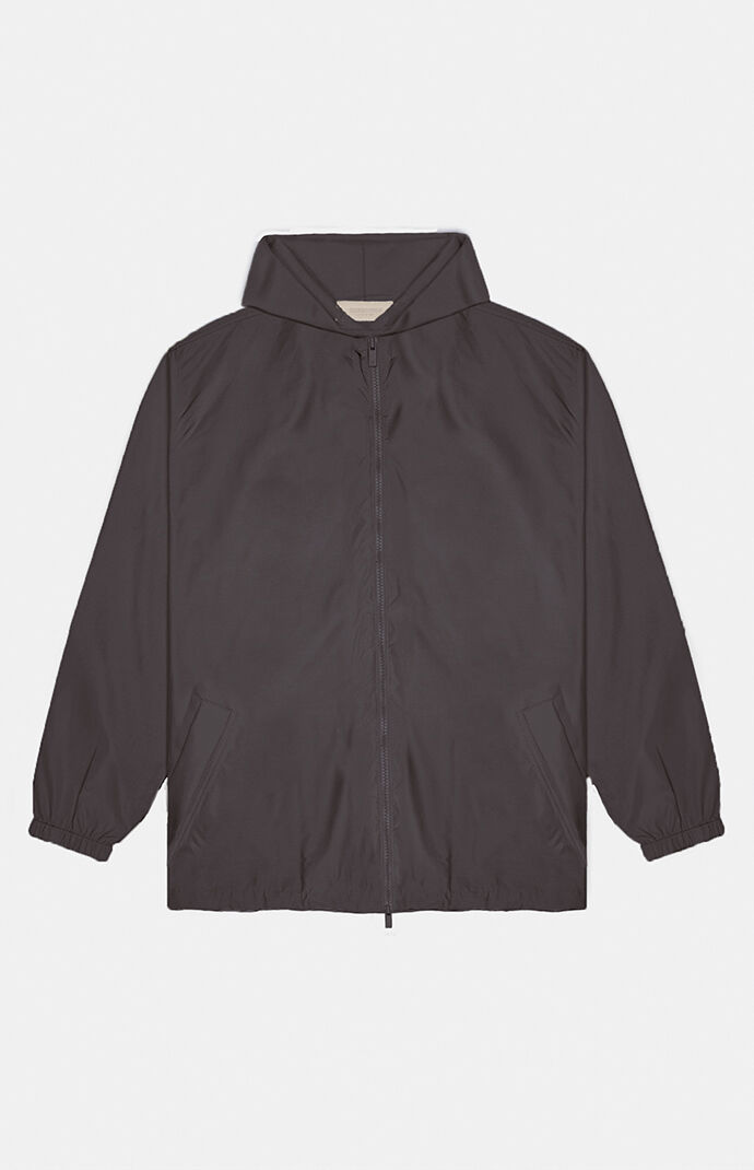 【送料&関税込】Fear of God Black Hoodie With Zip Closure An Kids Fear of God Essentials Off Black Full Zip Hoodie | PacSun