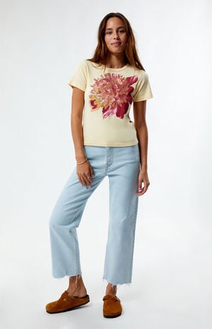Floral Motif Skimmer T-Shirt image number 4