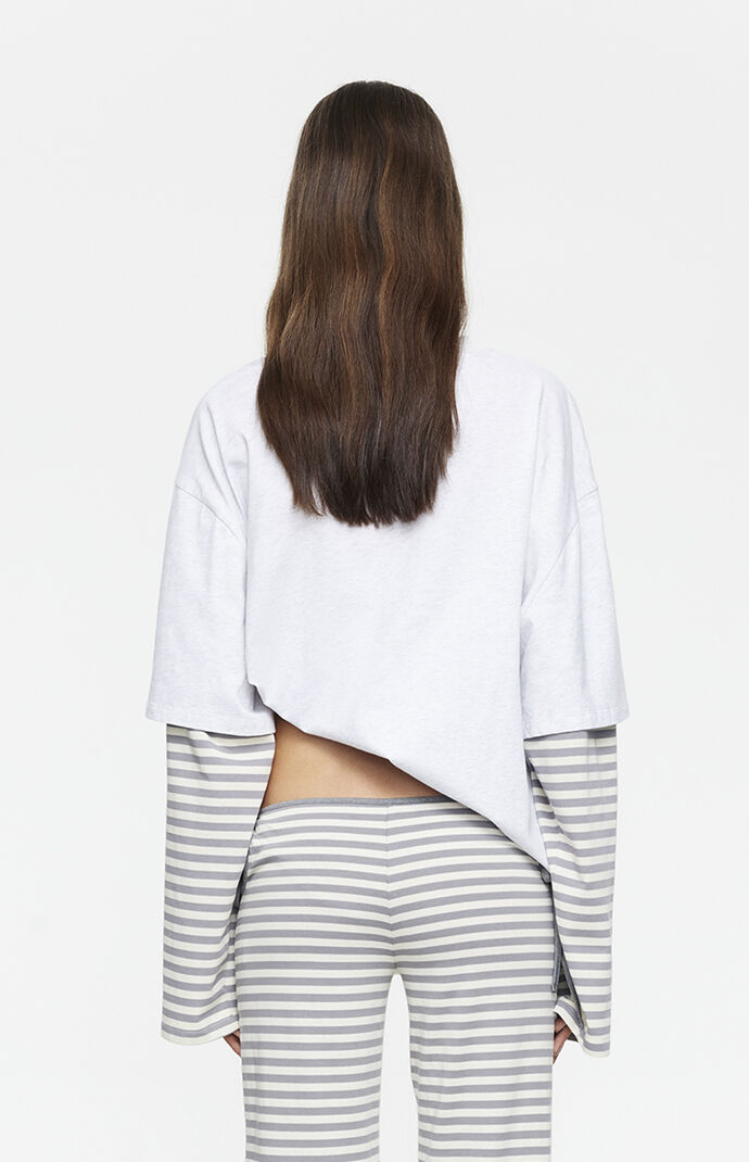 LIONESS Bottega Layered Long Sleeve Top