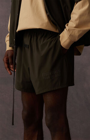 Off Black Running Shorts image number 4