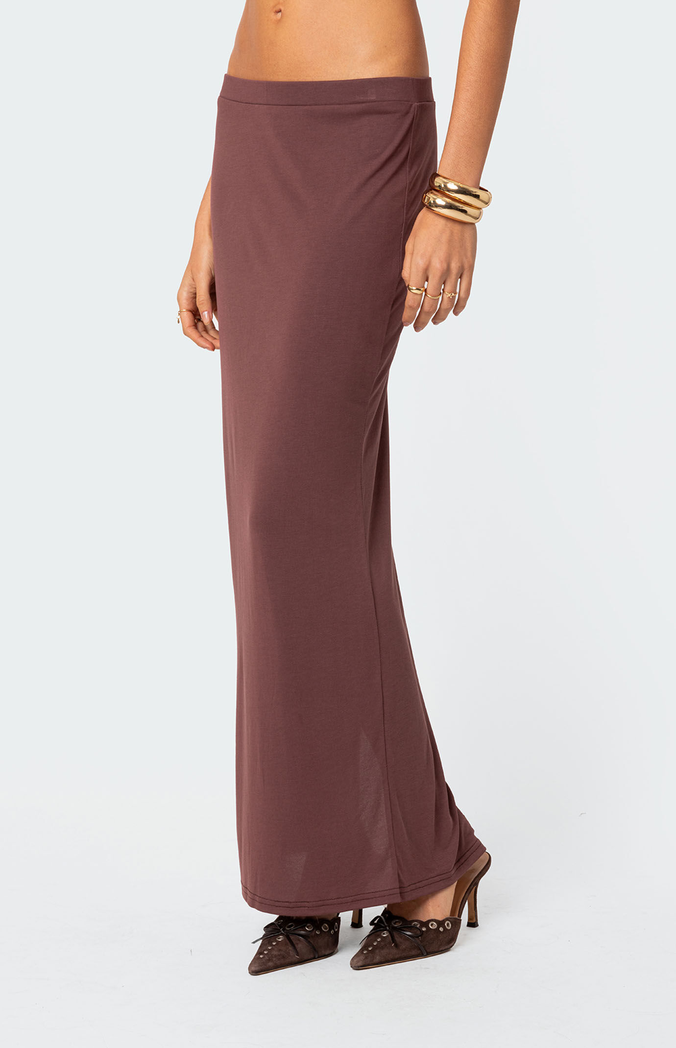 【THEAIRTOWN】 millie cancan sk ★ Edikted Kenzie Slit Maxi Skirt | PacSun