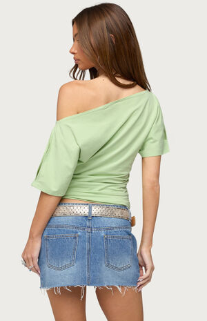 Feng Off-The-Shoulder Cutout Top image number 3
