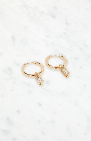 Charm Hoop Earrings image number 2